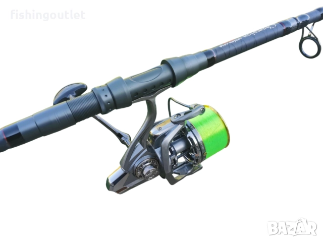 Топ шарански комплект - два телекарпа , две макари с 17лагера и корда, снимка 5 - Въдици - 51749415