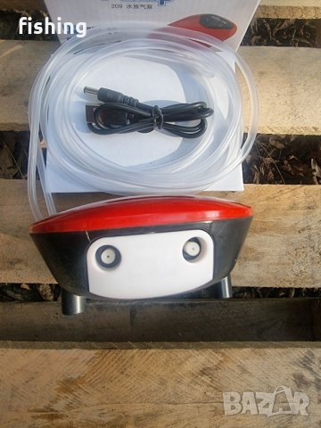 Промо Помпа за Жива Стръв с Зарядна батерия с 2 Дюзи, снимка 5 - Екипировка - 39645973