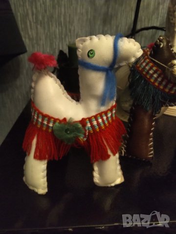 Ръчно изработени камили естествена кожа от 60 те год намалении, снимка 3 - Декорация за дома - 42275147