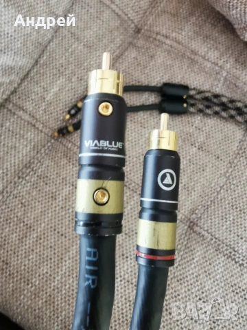 Viablue NF-75 Silver Digital RCA Cable T6s RCA 22908 1m, снимка 4 - Други - 54156964