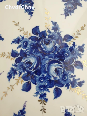 PMP Schierholz 68x47см/GDR 64x46см/2бр голяма немска порцеланова маса ГДР, снимка 13 - Антикварни и старинни предмети - 49463707