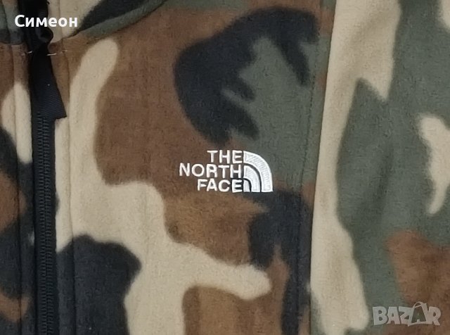 The North Face Camouflage Fleece оригинално поларено горнище M яке, снимка 4 - Спортни дрехи, екипи - 44396356