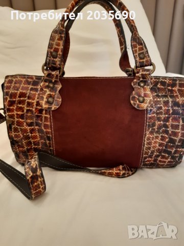 Бутикова дизайнерска чанта от естествена кожа-намаление , снимка 3 - Чанти - 38089377