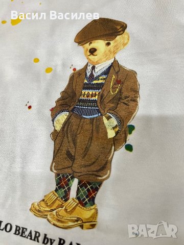 Тениска Polo с мече, снимка 2 - Тениски - 39618123