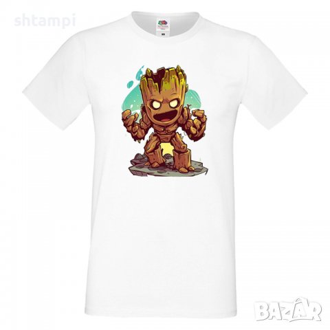 Мъжка тениска Marvel Groot 2 Игра,Изненада,Подарък,Геймър,, снимка 5 - Тениски - 36790605