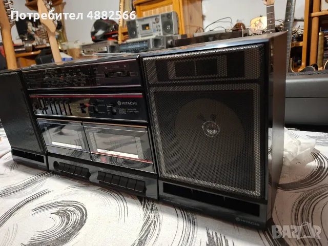 Касетофон Хитачи, снимка 6 - Радиокасетофони, транзистори - 56541770