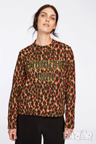 Блуза тигров принт Samsoe Samsoe, снимка 4 - Блузи с дълъг ръкав и пуловери - 29353608