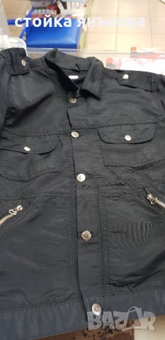 Продавам черно тънко мъжко яке, снимка 6 - Якета - 31968372