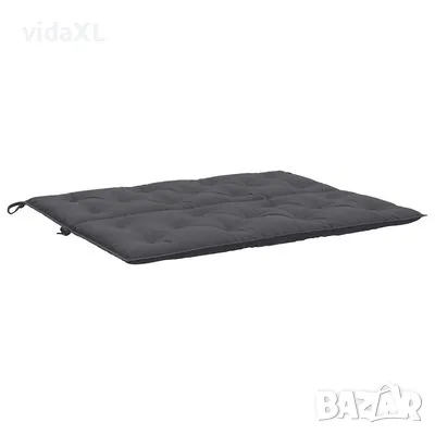 vidaXL Възглавница за градинска пейка антрацит 120x(50+50)x7см оксфорд(SKU:315004), снимка 4 - Градински мебели, декорация  - 49233414