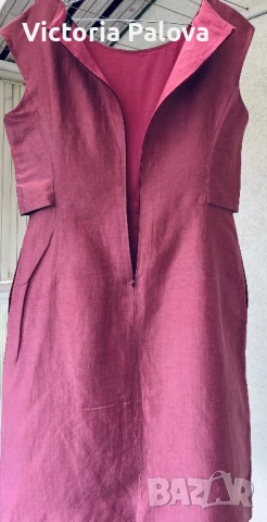 Маркова рокля лукс MaxMara WEEKEND оригинал, снимка 8 - Рокли - 50544840