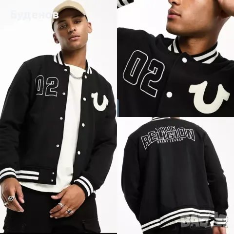 яке True Religion 02 Varsity Jacket - 2XL, снимка 2 - Якета - 49549329