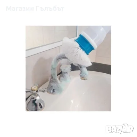 Електрическа четка за почистване на баня Spin scrubber/ Четката работи с акумулаторна батерия., снимка 2 - Мопове, кофи, четки и метли - 56216458
