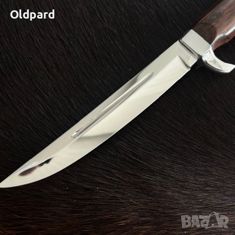 Античен ловен нож. В ново състояние (немска колекция). REHWAPPEN Linder (101), снимка 2 - Ножове - 52164758