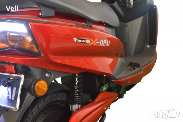 Електрически скутер D3 Rs Line Red 3000w, снимка 4 - Мотоциклети и мототехника - 29237633