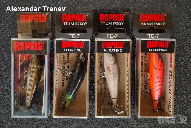 Воблери Rapala-класики, снимка 5 - Такъми - 55838327