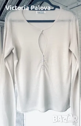 Коприна(70%) и лен, блуза STYLE BUTLER  Дания , снимка 7 - Блузи с дълъг ръкав и пуловери - 49048554