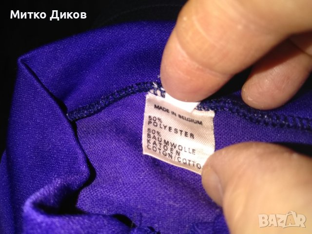 Белгийска колездачна тениска 50% памук 50% полиестер размер Л, снимка 9 - Велосипеди - 37060464