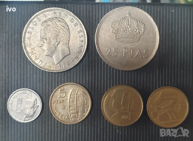 Испански монети., снимка 2 - Нумизматика и бонистика - 53934186
