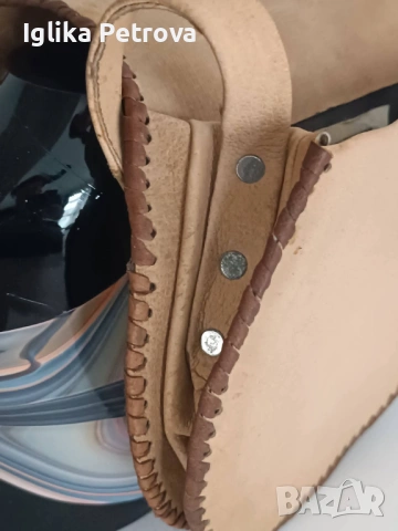 Чанта естествена кожа , снимка 3 - Антикварни и старинни предмети - 54069804