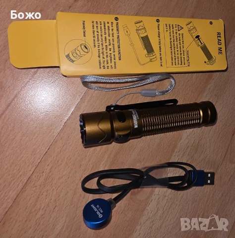Нов LED фенер Olight Warrior Mini 2 (до 1750 лумена) - кафяв, снимка 2 - Къмпинг осветление - 56153228