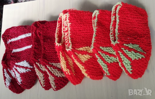 Продава домашни вълнени чорапи терлици ръчна изработка, снимка 10 - Други - 52025258