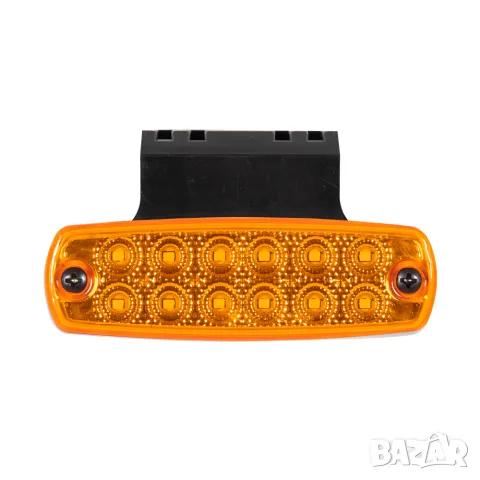 Висящ LED габарит 12 LED 115 mm 12-24V жълт