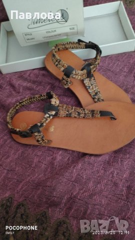 Timeless 36 размер нови от Англия-естествена кожа 