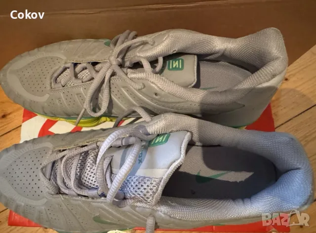 Nike Shox TLX Silver/Lime Limited, снимка 4 - Маратонки - 56519885