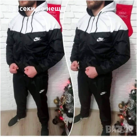 Nike Екипи За Двойки🔝Мъжки Шушляков Спортен Комплект🔝Дамски Шушляков Спортен Екип Код M.O.S.-4, снимка 2 - Спортни дрехи, екипи - 52443167