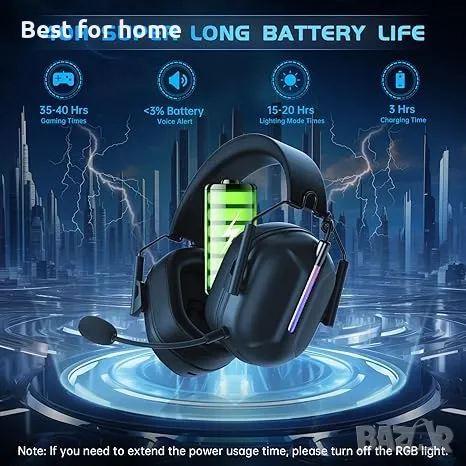 Безжични слушалки за PS Цвят: черен, снимка 2 - Геймърски - 49235500