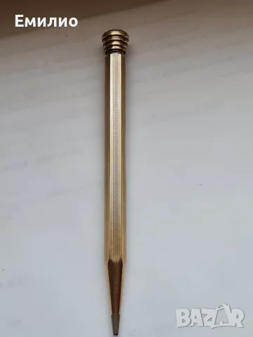СТАР ЗЛАТЕН МОЛИВ 14К С САПФИР , снимка 11 - Други ценни предмети - 50310509