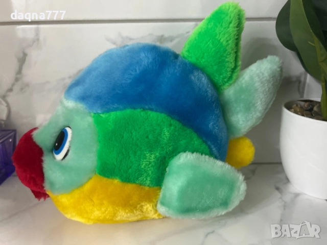 Рибата- дъга красива плюшена, снимка 9 - Плюшени играчки - 52256589