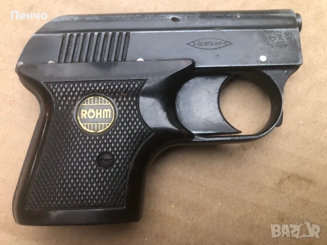 стар сигнален/стартов/ пистолет "ROHM" RG 3 - GERMANY, снимка 4 - Антикварни и старинни предмети - 51623024