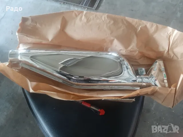 НОВ ауспух за NSU 201 OS , 251 OSL , 350 OS , 350 OSL , ХРОМ  , снимка 2 - Части - 49877292