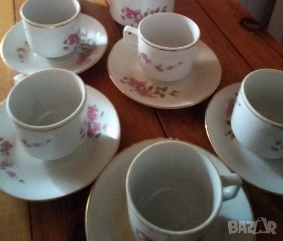 Сервиз кафе порцелан Китка, снимка 4 - Сервизи - 40728973