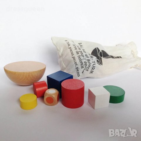 3614 Кула от дървени геометрични блокчета, снимка 6 - Други - 37710390