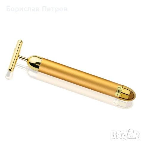 Златен стик за масаж на лицето, снимка 3 - Масажори - 56201974