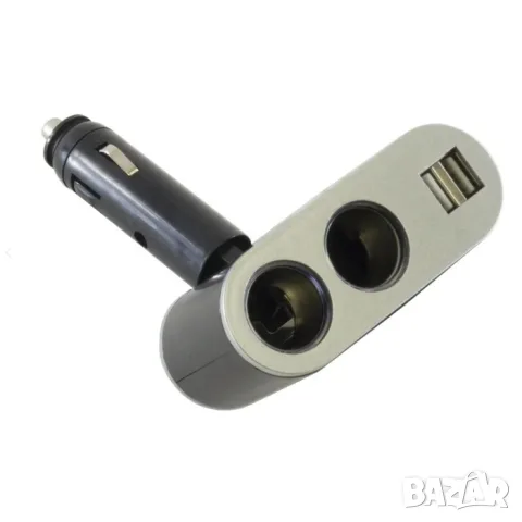 Разклонител за запалка с 2 гнезда и 2 USB порта, снимка 4 - Аксесоари и консумативи - 55863024