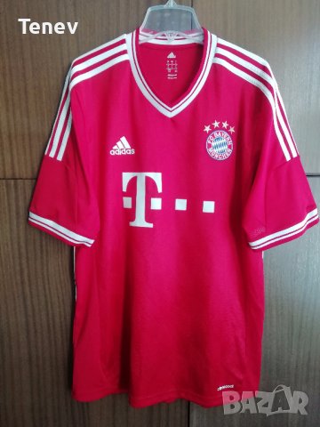 Bayern Munich Mario Gotze Adidas оригинална тениска футболна фланелка 2013/2014 L Байерн Гьотце, снимка 2 - Тениски - 38501985
