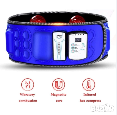 Масажен колан за отслабване с инфрачервена светлина , антицелулитен, снимка 5 - Масажори - 52034370