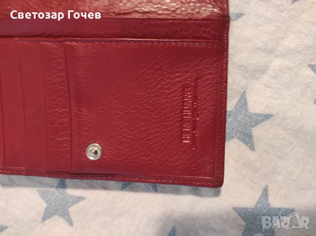 Кожено портмоне елегантно дамско, снимка 3 - Портфейли, портмонета - 48477683