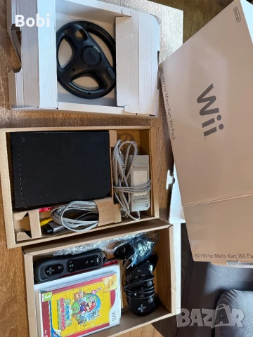Nintendo Wii RVL-101 (Family Edition) (Black) – пълен комплект + Zelda (2 игри) и Super Paper Mario, снимка 16 - Nintendo конзоли - 50712651