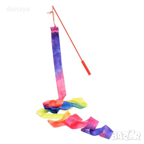 4114 Детска лента за художествена гимнастика Дъга, снимка 3 - Други - 42478311