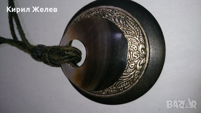 Гердан колие с висулка етно стил - 74901, снимка 2 - Колиета, медальони, синджири - 29199148