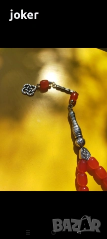 оранжеви молитвени мъниста, снимка 4 - Други ценни предмети - 54066777