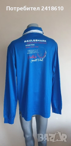Paul & Shark International Ocean Team Italy Cotton Mens Size XL / 2XL НОВО! ОРИГИНАЛ! Мъжка Блуза., снимка 3 - Блузи - 54142317