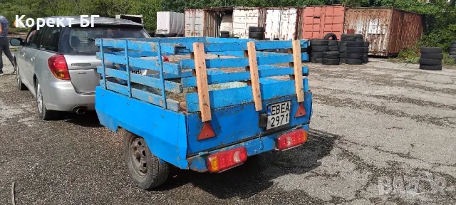 Ремарке с РЕГИСТРАЦИЯ. Намира се в град Габрово. Без коментар на цената!, снимка 2 - Аксесоари и консумативи - 50197258