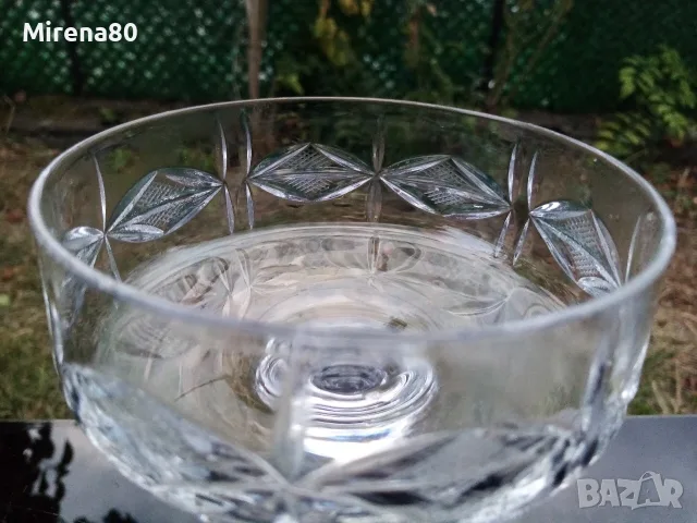 * Моника ромб * - кристален сервиз за шампанско, снимка 4 - Сервизи - 56454034