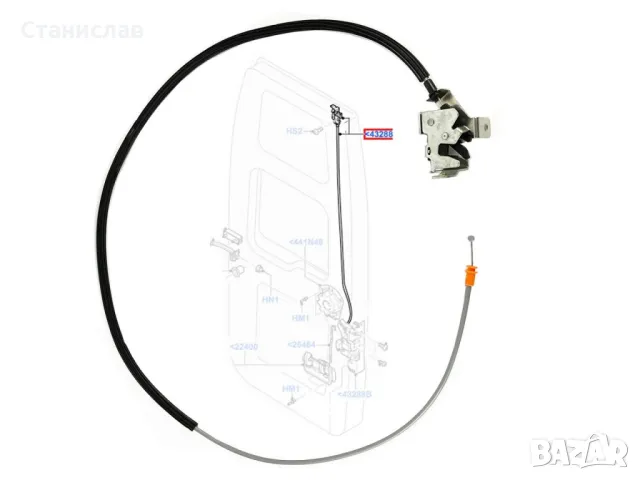 Ford Transit MK6 & MK7 Брава за задна врата, снимка 4 - Части - 50271335