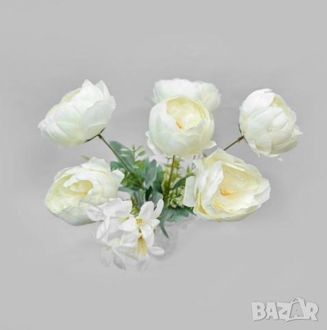 Изкуствени букети с божури – Елегантна и вечна красота за всяко пространство, снимка 6 - Други стоки за дома - 52137807